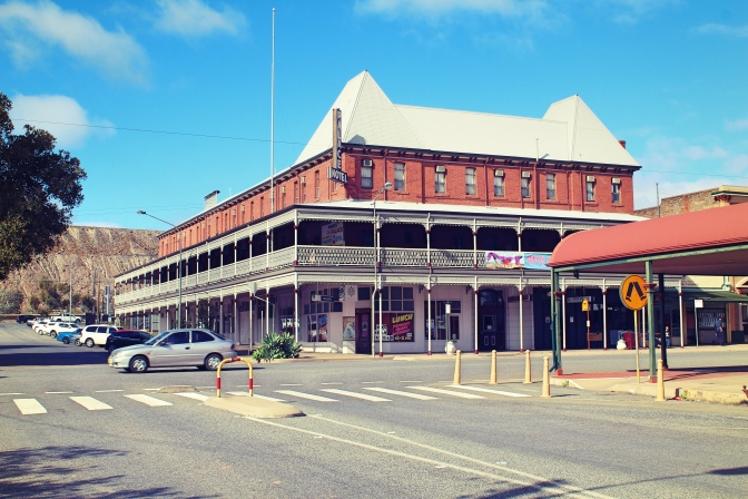 Exterior of the Palace Hotel, Broken Hill