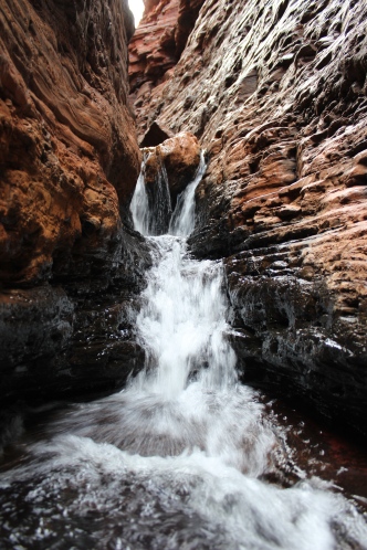 Mini waterfall in the gorge, Karijini National Park
